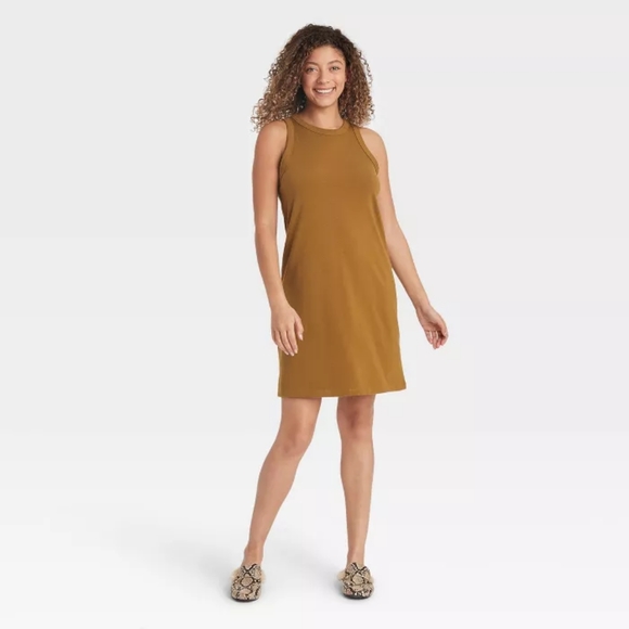 a new day Dresses & Skirts - A New Day Knit Tank Dress - Olive S